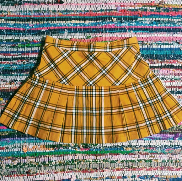 Nwt 9s Throwback Plaid Skirt 